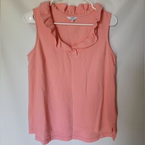 Crown & Ivy Womens Sleeveless Top Size M Color Peach